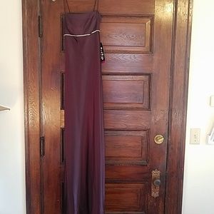 Plum formal dress